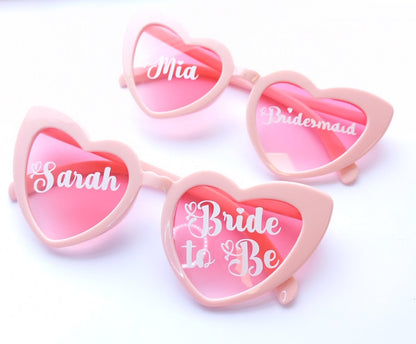 Wedding Sunglasses personalised with names or message