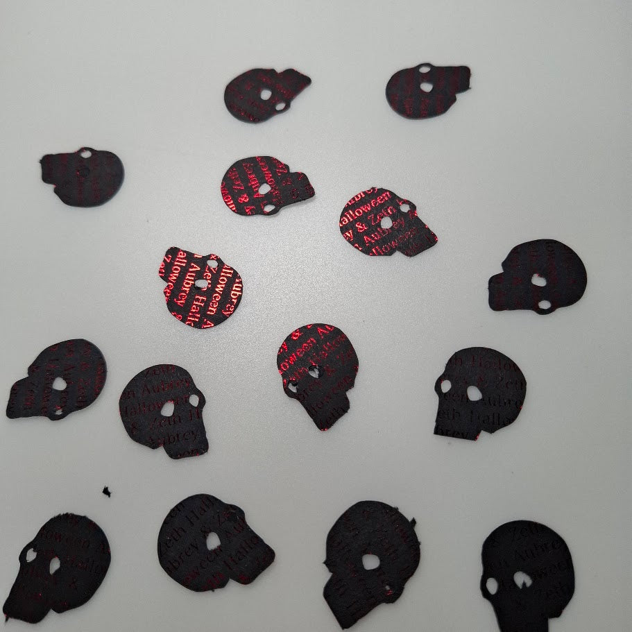 Halloween Gothic Table Confetti - Personalised