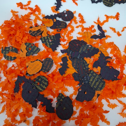 Halloween Gothic Table Confetti - Personalised