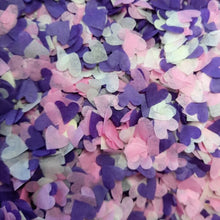 Load image into Gallery viewer, Biodegradable Wedding Confetti -  Purple, Pale Pink and Cream