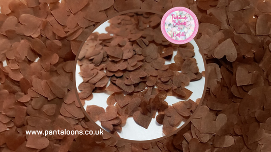 Biodegradable Wedding Confetti -  Brown