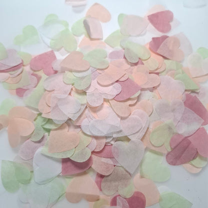 Biodegradable Wedding Confetti - White, Ivory, Sage Green, Baby Pink, Peach, Rose Pink