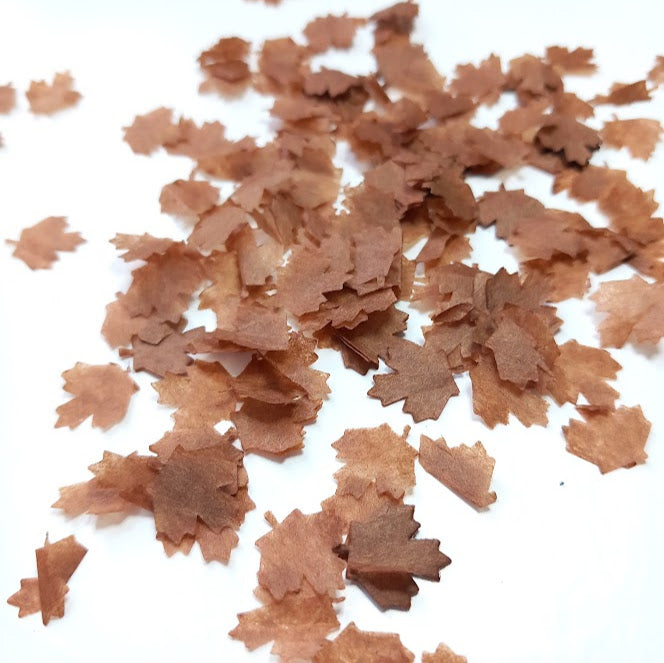 Biodegradable Maple Leaf Wedding Confetti - Autumn colours