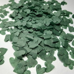 Eco Biodegradable Wedding and Party Confetti - Deep Green