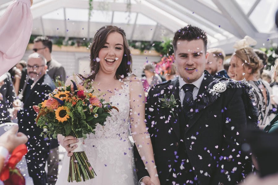 Biodegradable Wedding Confetti -  Lilac and Purple