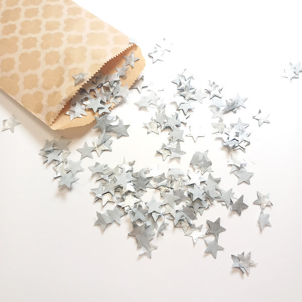 Biodegradable Wedding Confetti - Silver