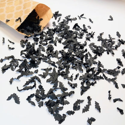 Biodegradable Tissue Paper Halloween  Gothic Wedding Confetti - Skulls - Spiders - Bats - Pumpkins