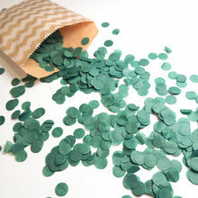 Load image into Gallery viewer, Eco Biodegradable Wedding and Party Confetti - Deep Green