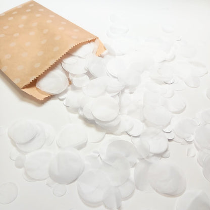 Biodegradable Wedding Confetti - White