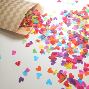 Biodegradable Wedding Confetti -  Rainbow