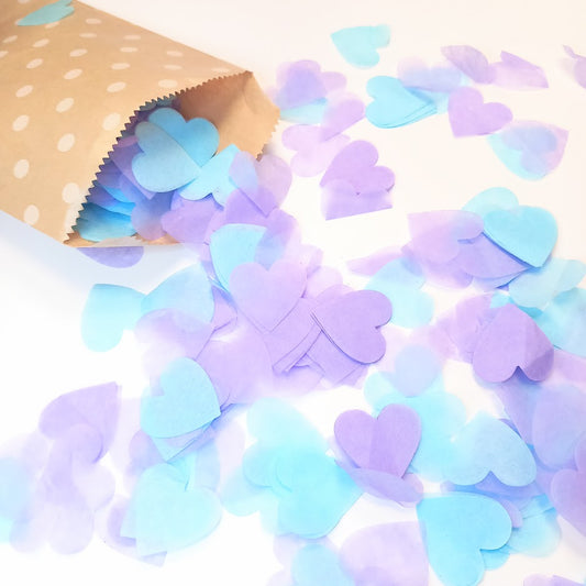 Biodegradable Wedding Confetti - Lavender and Pale Blue