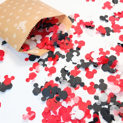 Biodegradable Balloon Wedding Confetti- Cute Mouse Heads