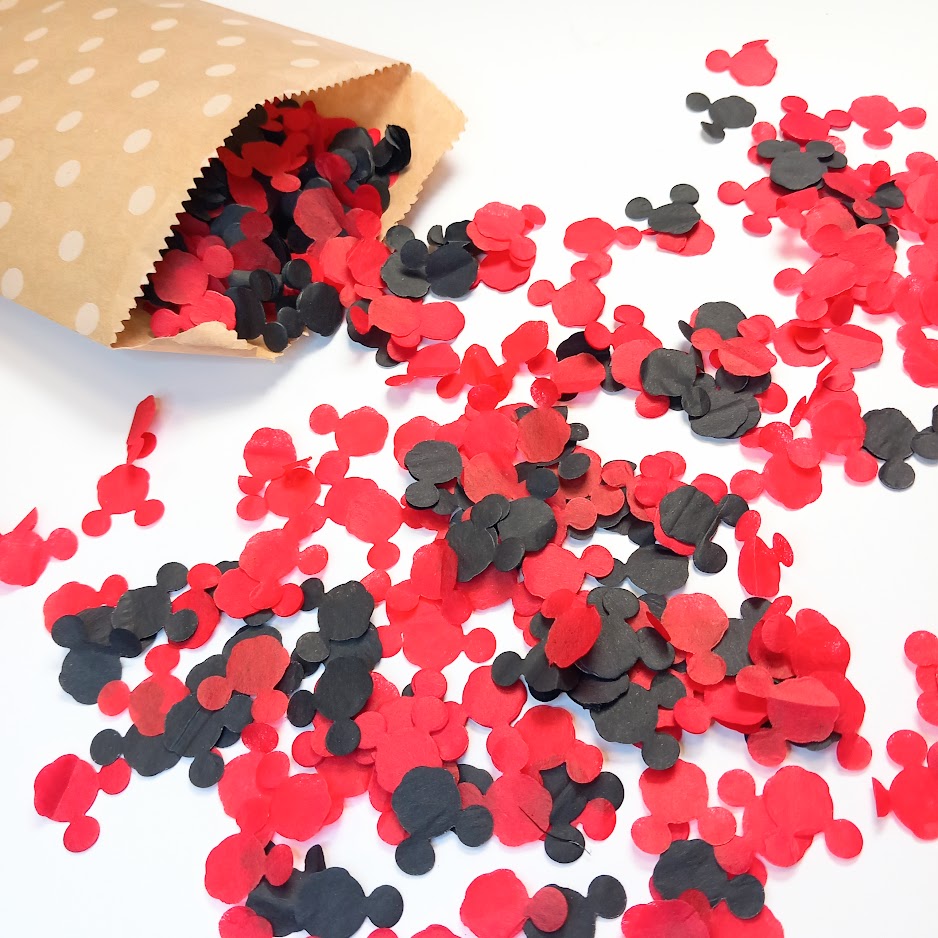 Biodegradable Balloon Wedding Confetti- Cute Mouse Heads