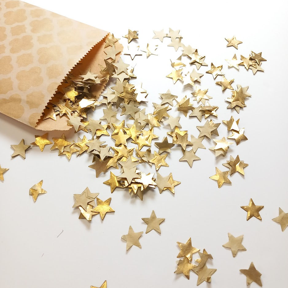 Biodegradable Wedding Confetti - Gold