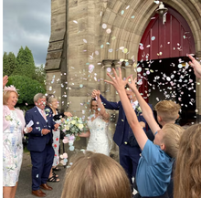 Load image into Gallery viewer, Biodegradable Wedding Confetti -  Purple, Pale Pink and Cream