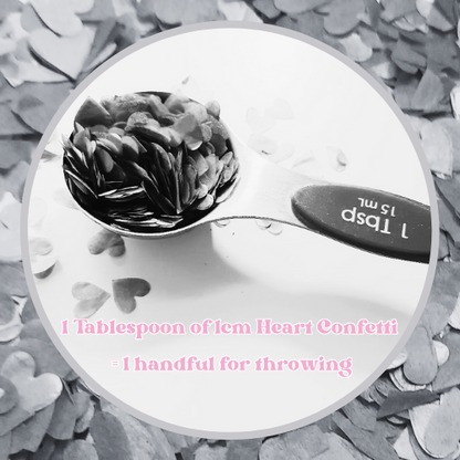 Biodegradable Wedding and Party Confetti - Deep Green and White