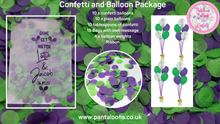 Load image into Gallery viewer, Biodegradable Wedding, Party Confetti and Balloon Package