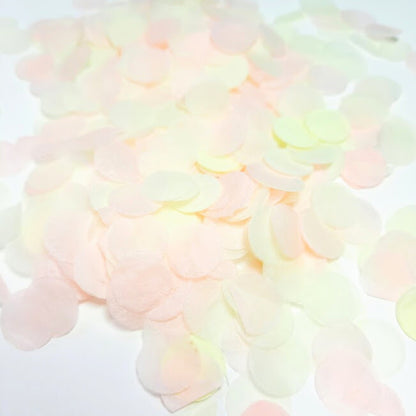 Biodegradable Wedding Confetti - Cream and Pale Pink