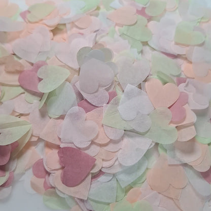 Biodegradable Wedding Confetti - White, Ivory, Sage Green, Baby Pink, Peach, Rose Pink