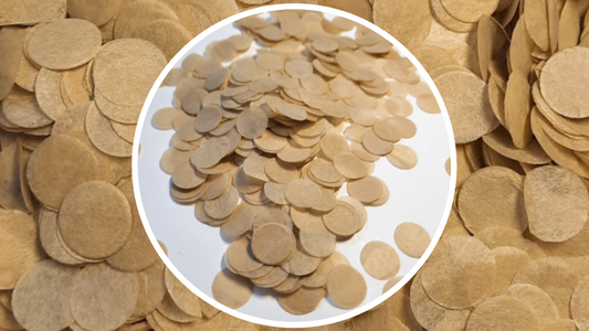 Biodegradable Wedding Confetti - Caramel