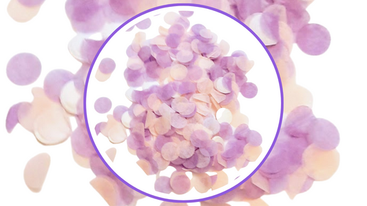 Biodegradable Wedding Confetti -  Lavender, Blush and White