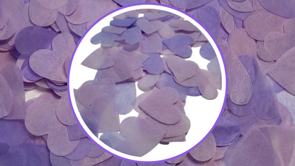 Biodegradable Wedding Confetti -  Lilac and Lavender