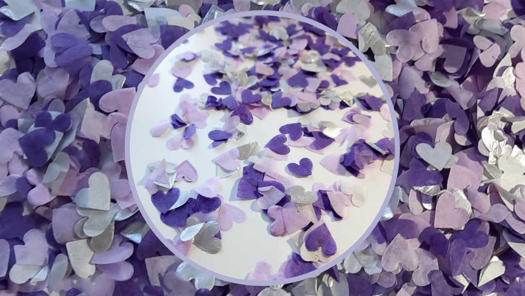 Biodegradable Wedding Confetti - Navy