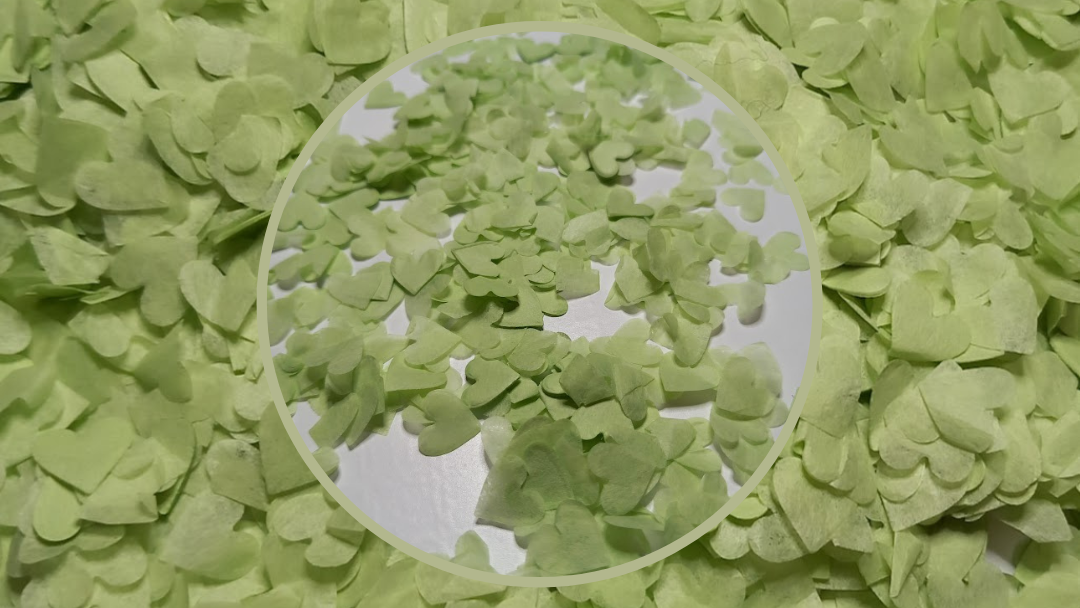 Biodegradable Wedding Confetti - Willow Sage Green