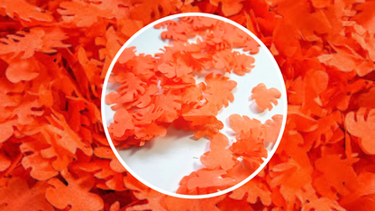 Biodegradable Wedding Confetti - Orange