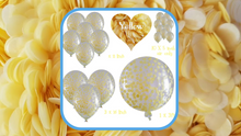 Load image into Gallery viewer, Biodegradable Confetti Filled Balloons - Pastel Pale Yellow